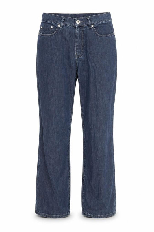 LAURA DI SARPI Womens Blue  Denim Straight Jeans Size 10 L28 in