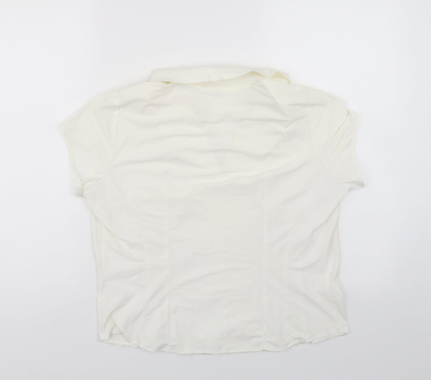 Marks and Spencer Womens White   Basic Blouse Size 18