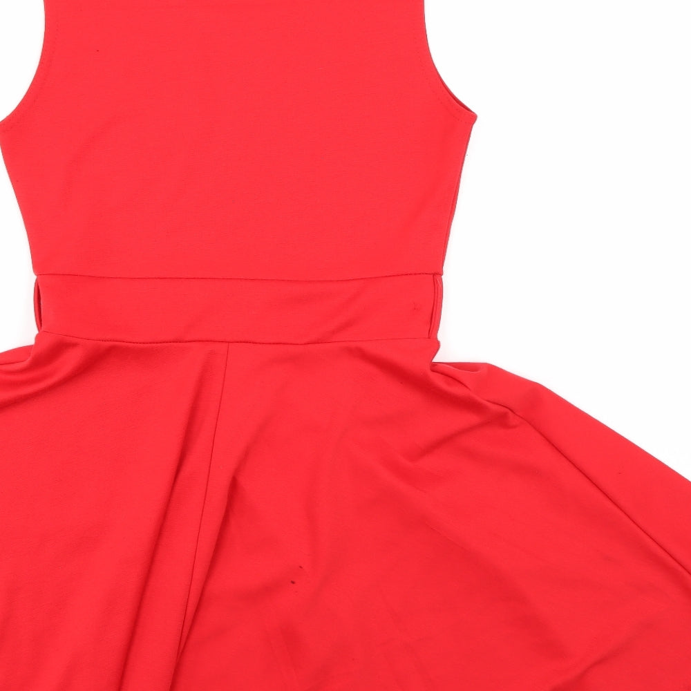 Style plus Womens Red   Fit & Flare  Size M