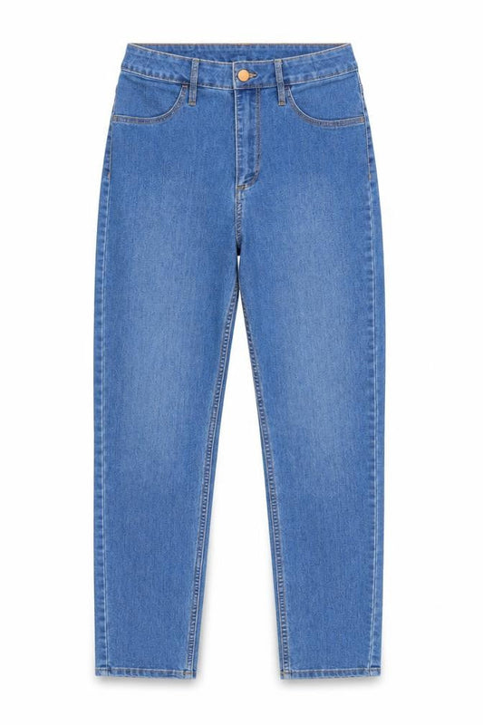 /denim Womens Blue  Denim Straight Jeans Size 31 in L26 in - Waist sewn in