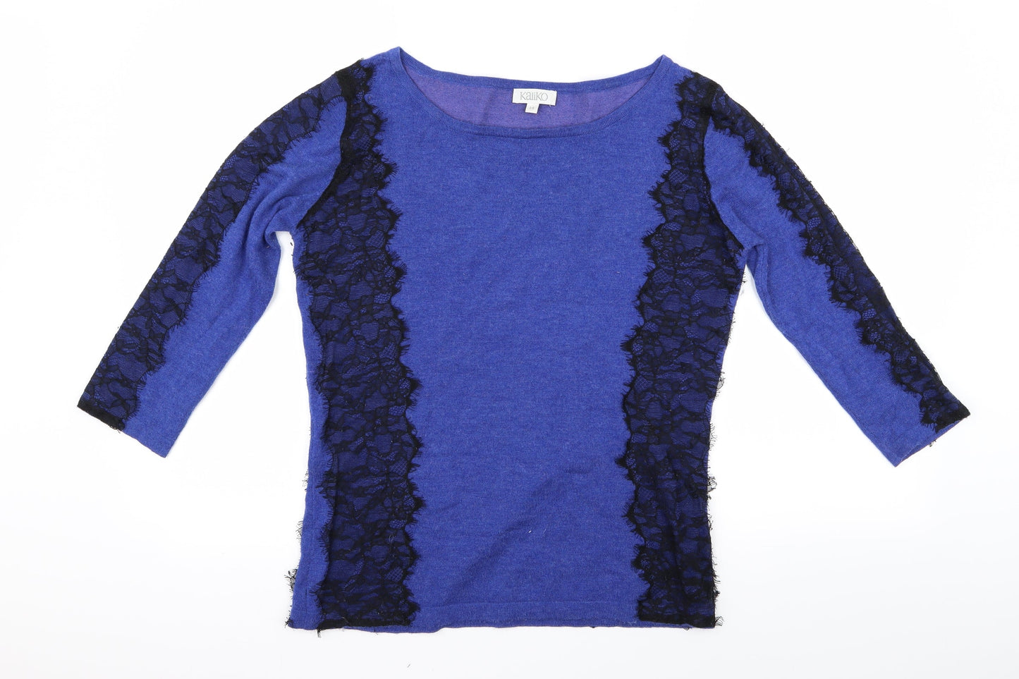 Kaliko Womens Blue   Basic T-Shirt Size 14
