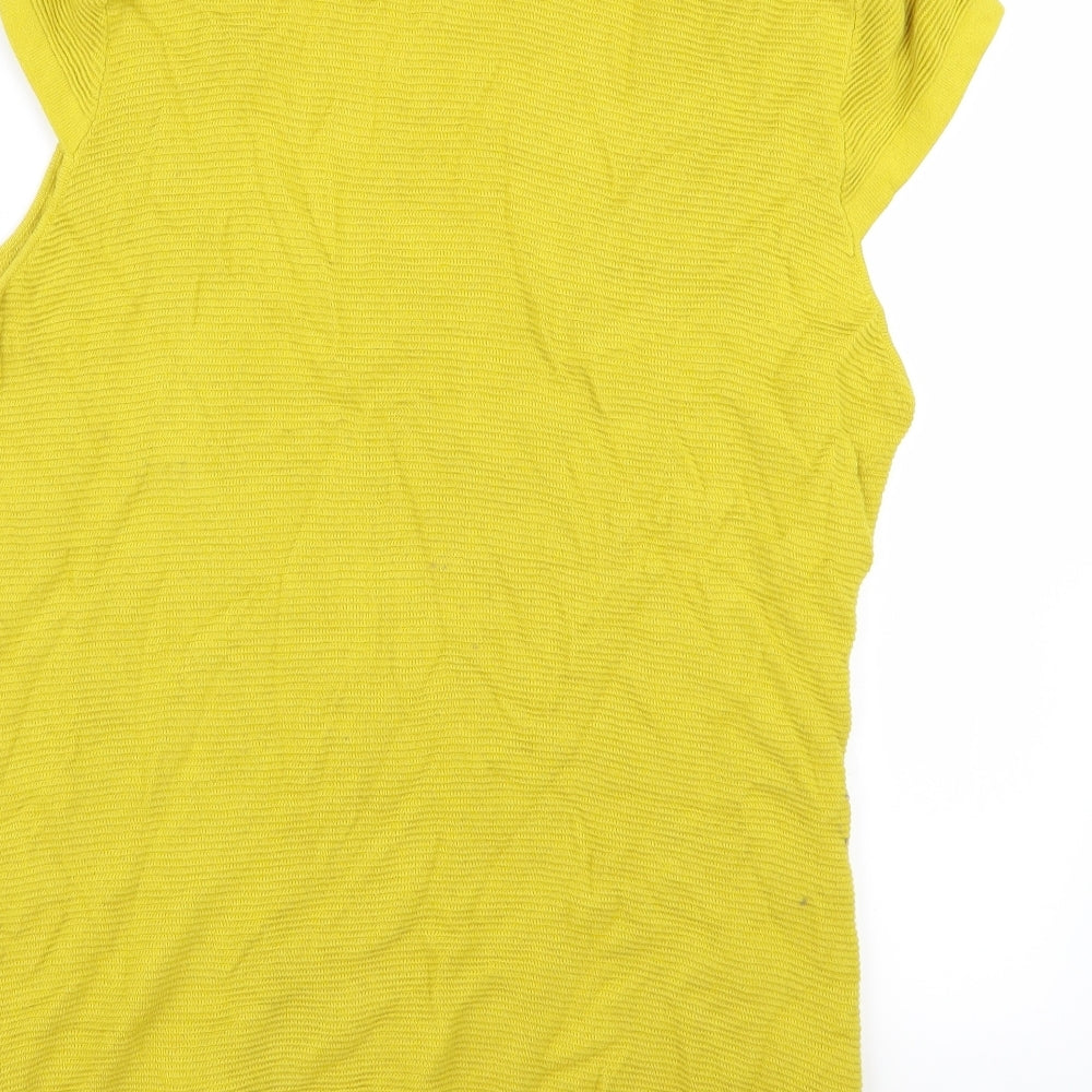 planet Womens Yellow   Vest Jumper Size XL
