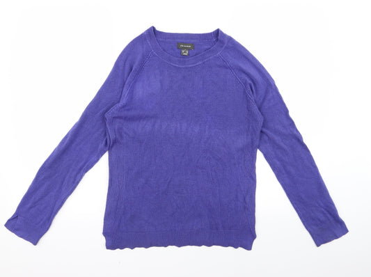 Primark Womens Purple   Pullover Jumper Size S