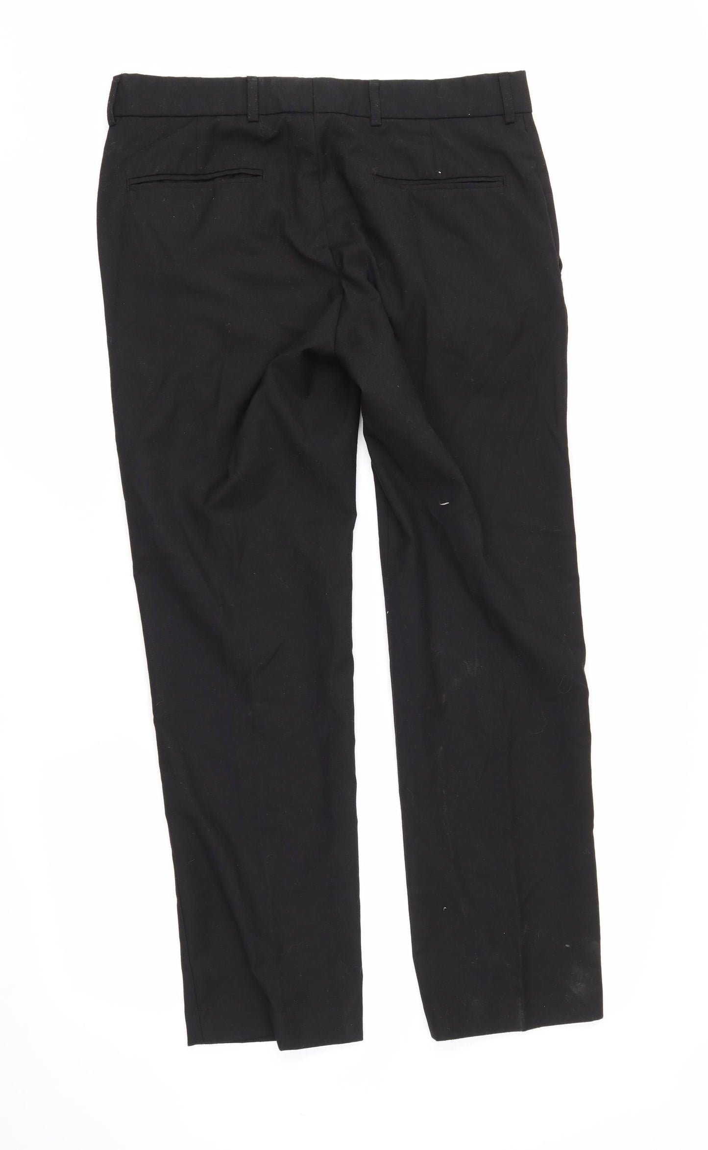 Topman Mens Black   Dress Pants Trousers Size 32 in L27 in
