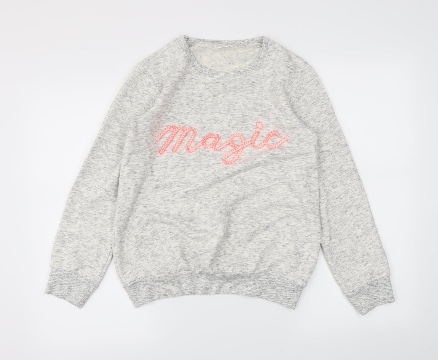 NEXT Girls Beige   Pullover Sweatshirt Size 12 Years