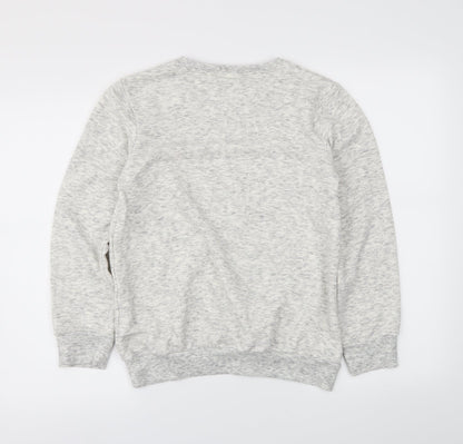 Next Girls Beige   Pullover Sweatshirt Size 12 Years
