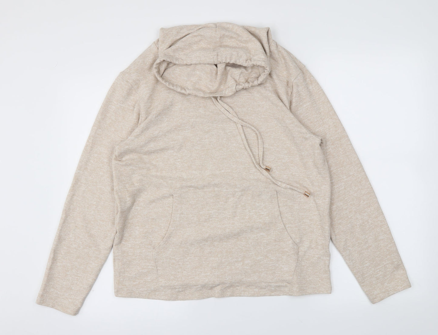 F&F Womens Beige   Pullover Hoodie Size 8