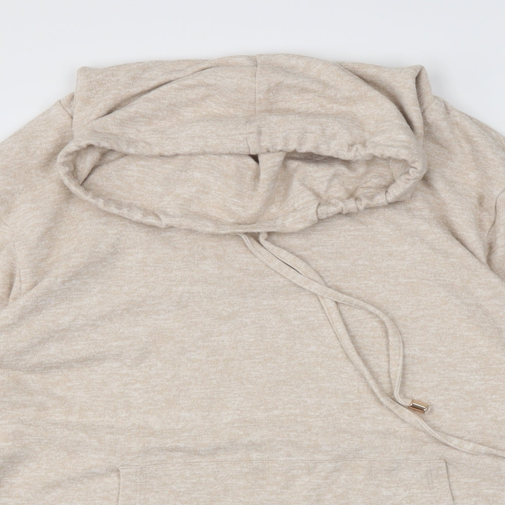 F&F Womens Beige   Pullover Hoodie Size 8