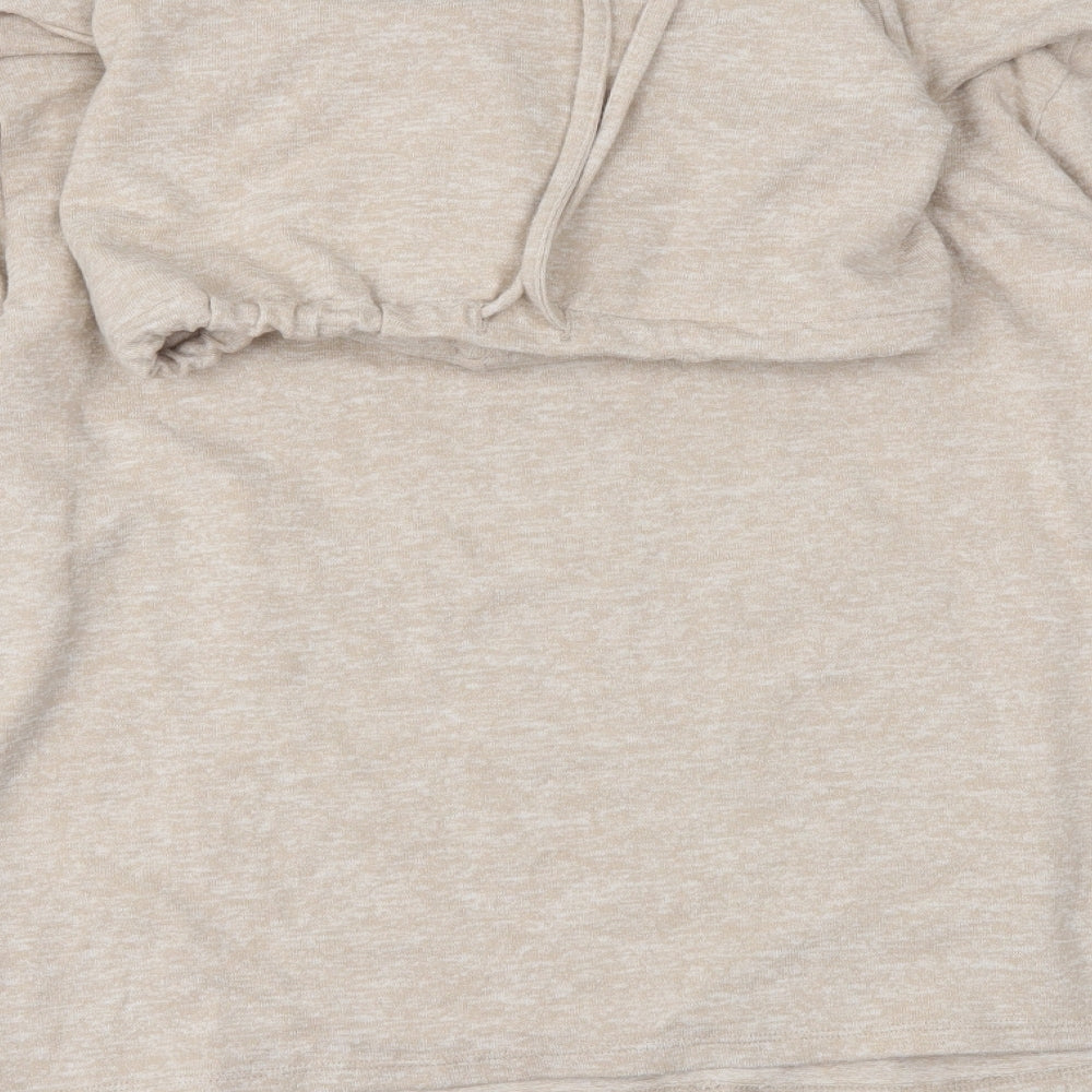 F&F Womens Beige   Pullover Hoodie Size 8