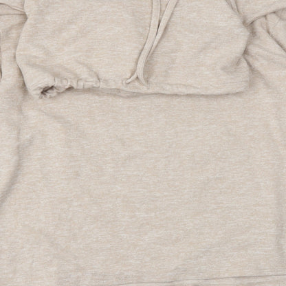 Preloved F&F Womens Beige   Pullover Hoodie Size 8 - Label