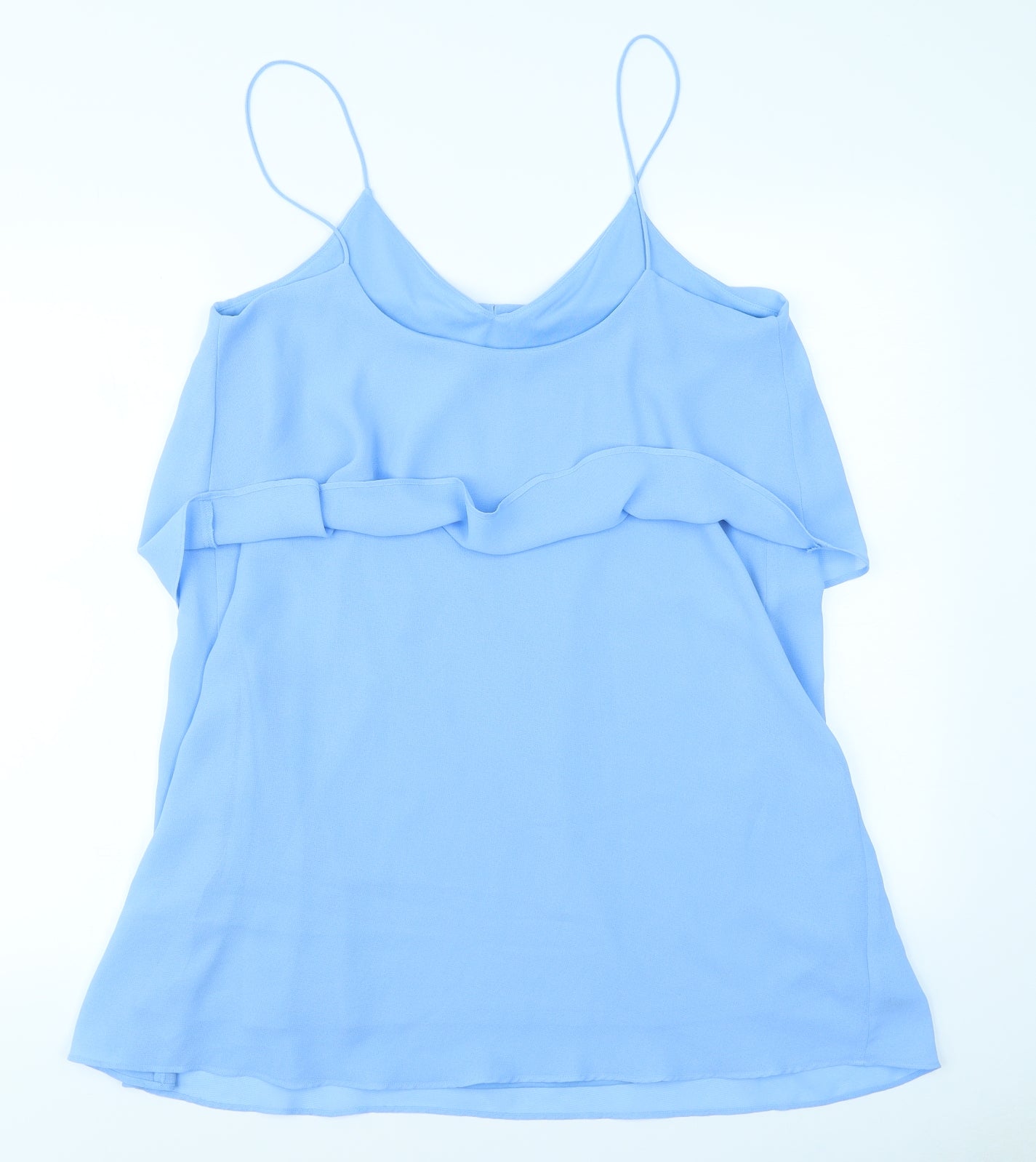 Mango Womens Blue   Basic Blouse Size L