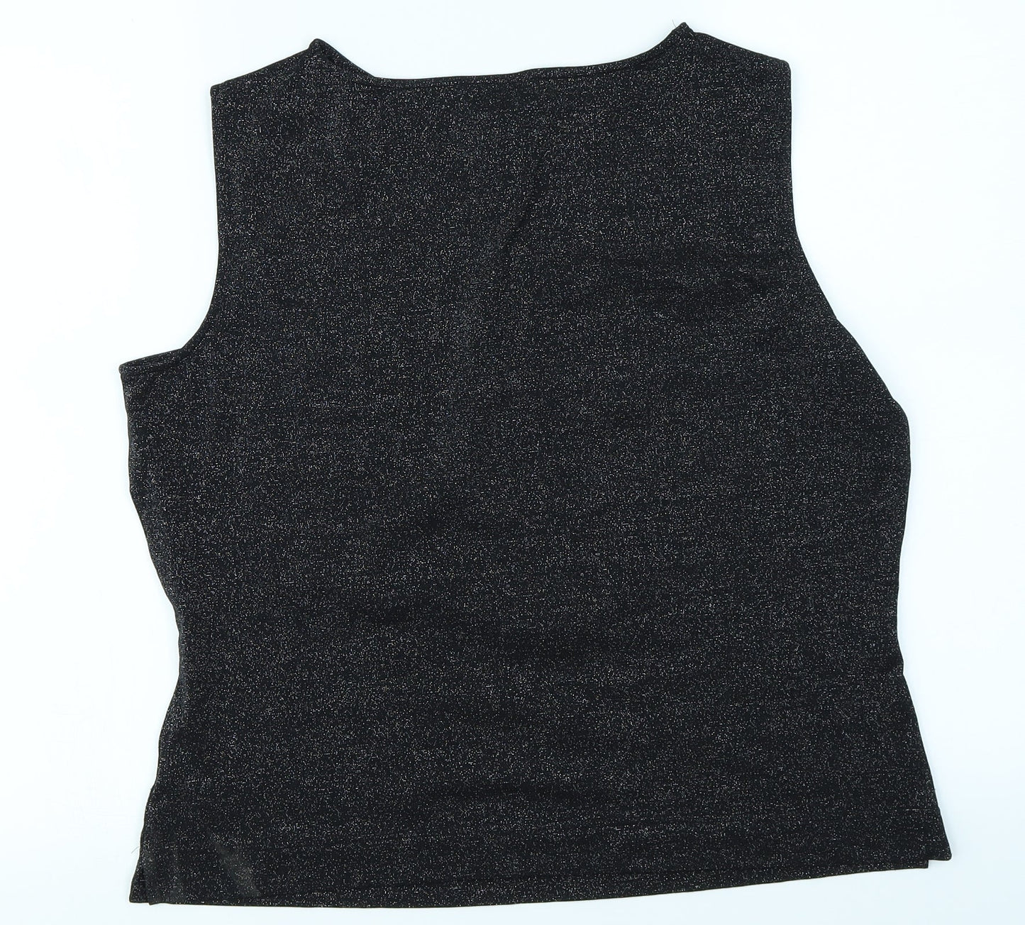 St Michael Womens Black   Basic T-Shirt Size 16