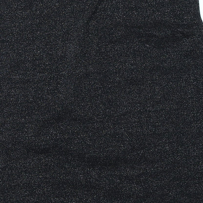 Preloved St Michael Womens Black   Basic T-Shirt Size 16 - Label