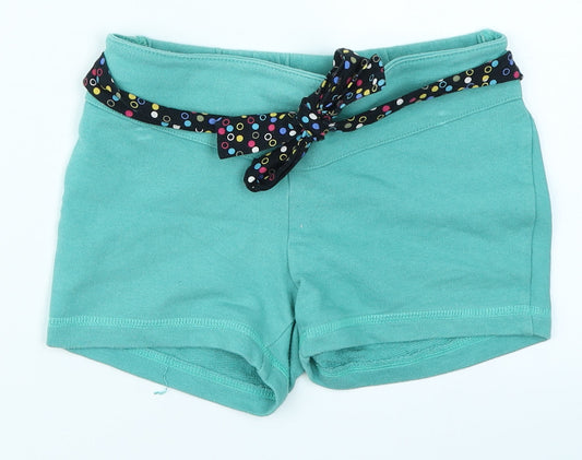 Smiles Girls Green   Hot Pants Shorts Size 8 Years
