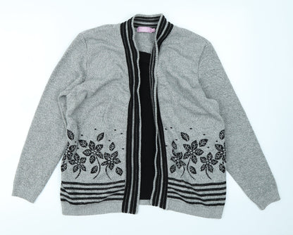 Sarah Hamilton Womens Grey   Pullover Jumper Size L