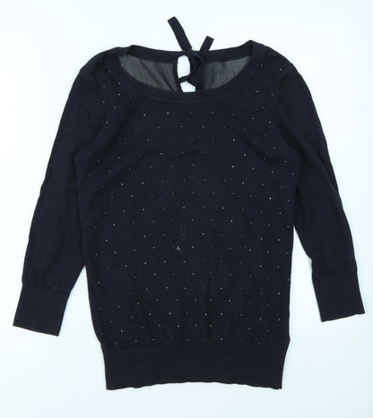 Next Womens Blue   Pullover Jumper Size 8
