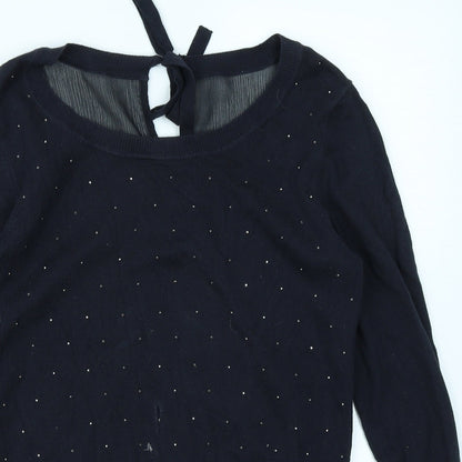 Next Womens Blue   Pullover Jumper Size 8