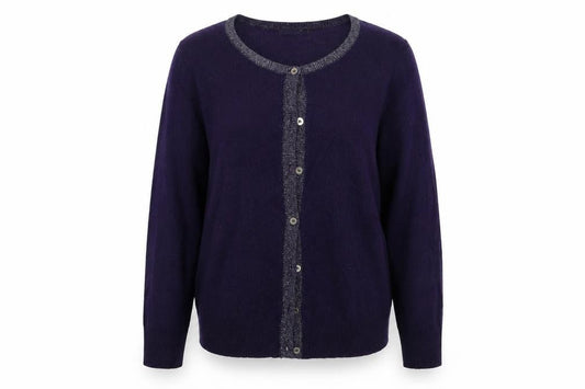 ze-ze Womens Purple   Cardigan Jumper Size L