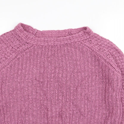 Dorothy Perkins Womens Pink   Pullover Jumper Size 12