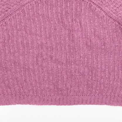 Dorothy Perkins Womens Pink   Pullover Jumper Size 12