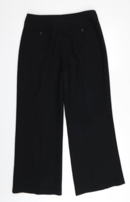 Next Womens Black   Trousers  Size 12 L30 in
