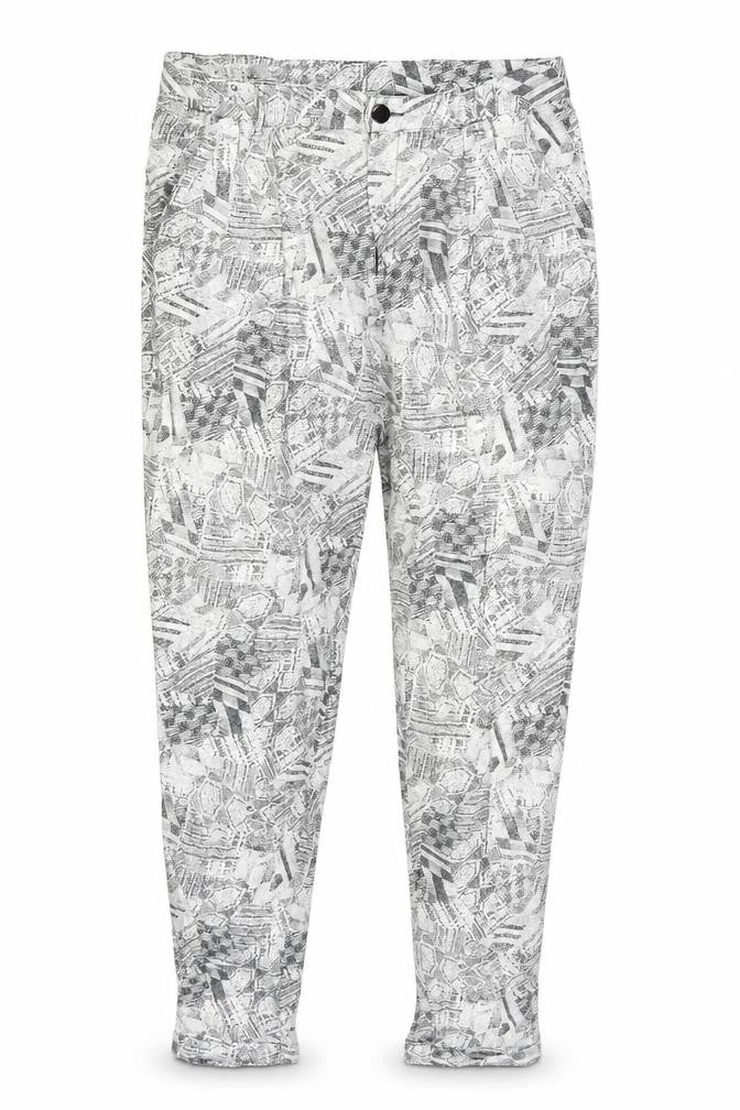 River Island Womens Multicoloured Geometric  Trousers  Size 10 L27 in