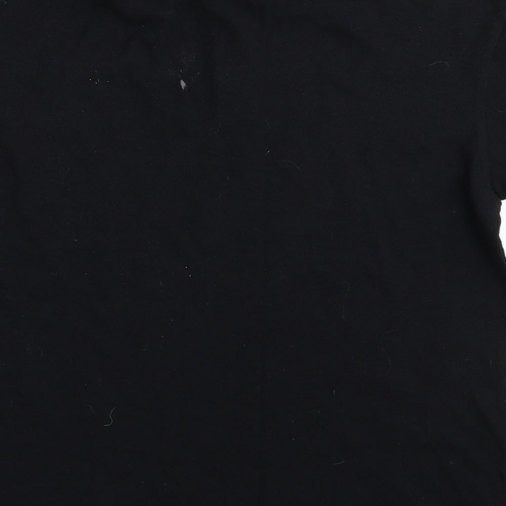 Easy Mens Black    Polo Size S