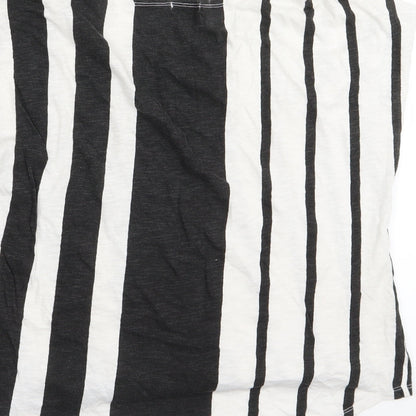 River Island Womens Multicoloured Striped  Basic T-Shirt Size 8