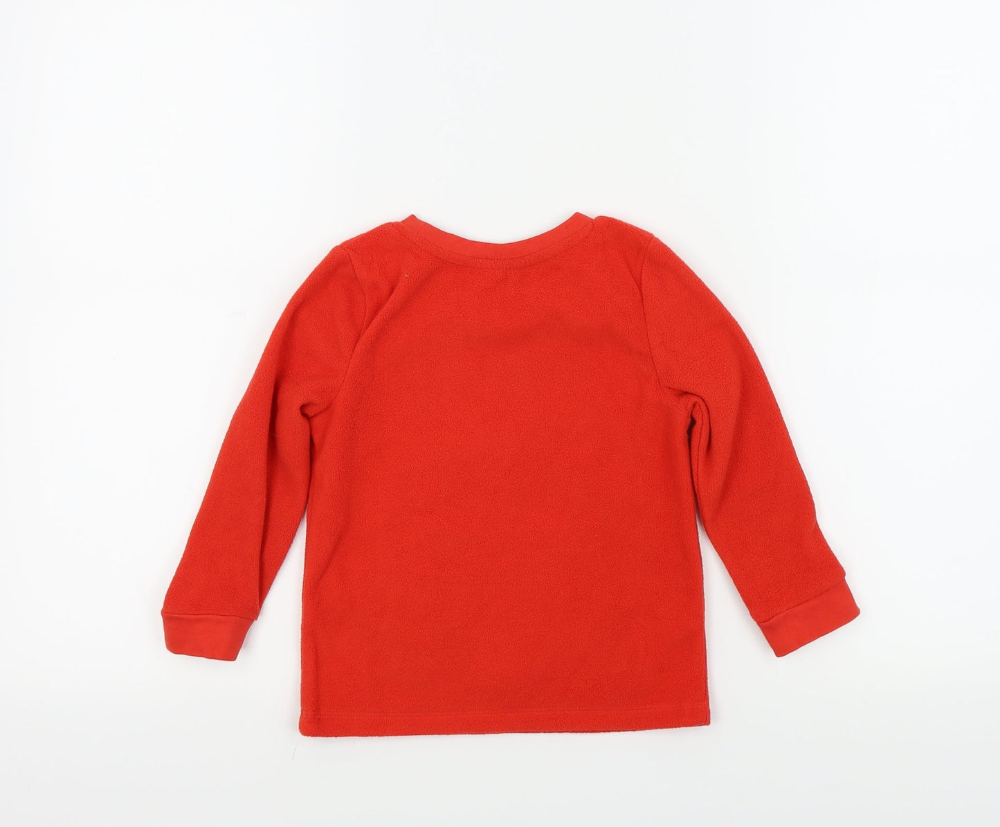 George Boys Red Houndstooth  Pullover Jumper Size 2 Years