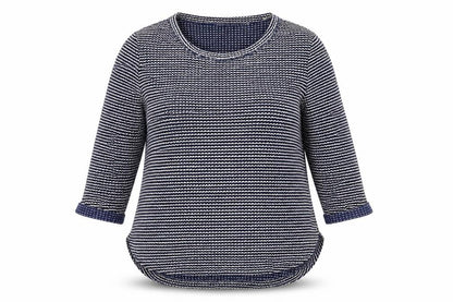 WITH LOVE Womens Blue   Pullover Jumper Size M