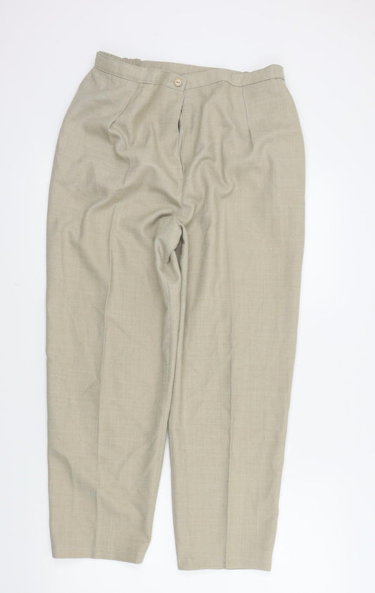 HOLMEWOOD Womens Beige   Trousers  Size 16 L26 in