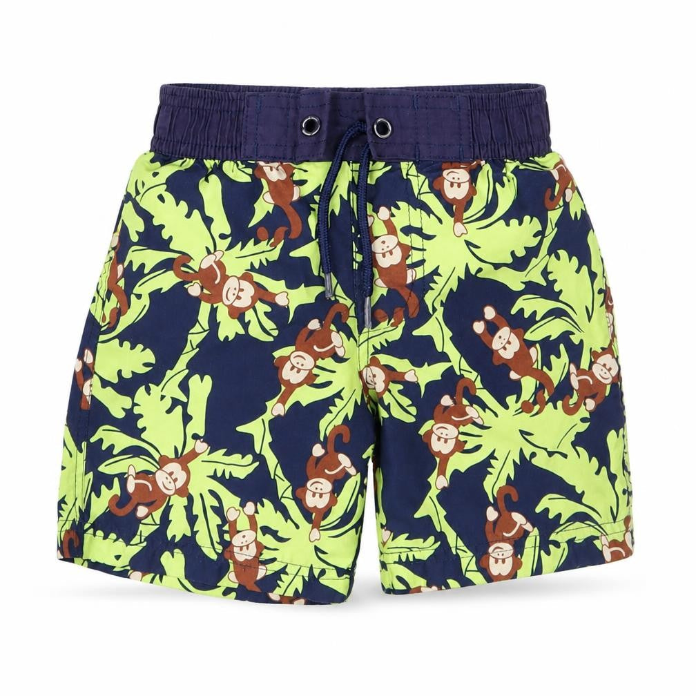 TESCO  Boys Blue Animal Print  Capri Trousers Size 12-18 Months