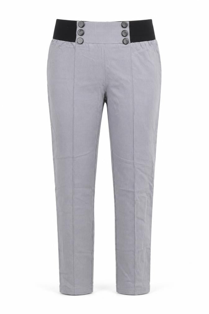 Zanzea Womens Grey   Trousers  Size 8 L27 in