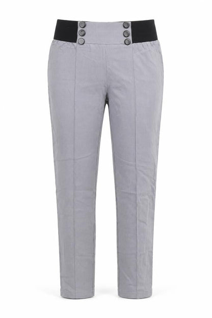 Zanzea Womens Grey   Trousers  Size 8 L27 in