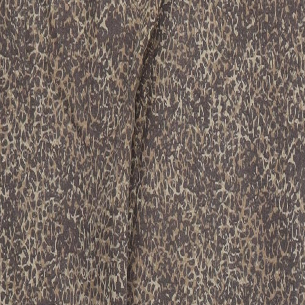 benotti  Womens Brown Animal Print  Skinny Jeans Size 12 L29 in