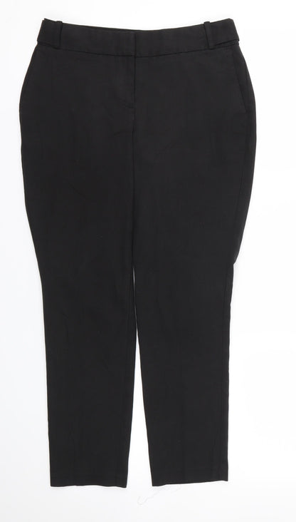 Next Womens Black   Trousers  Size 6 L25 in