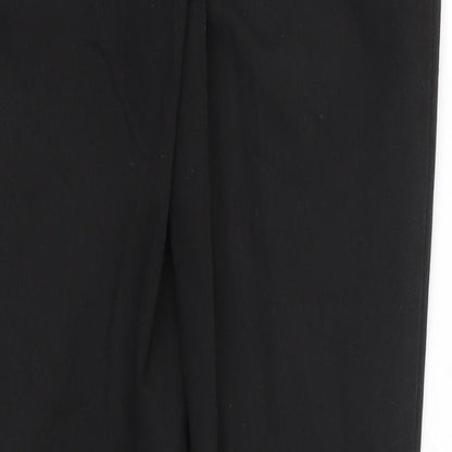 Next Womens Black   Trousers  Size 6 L25 in