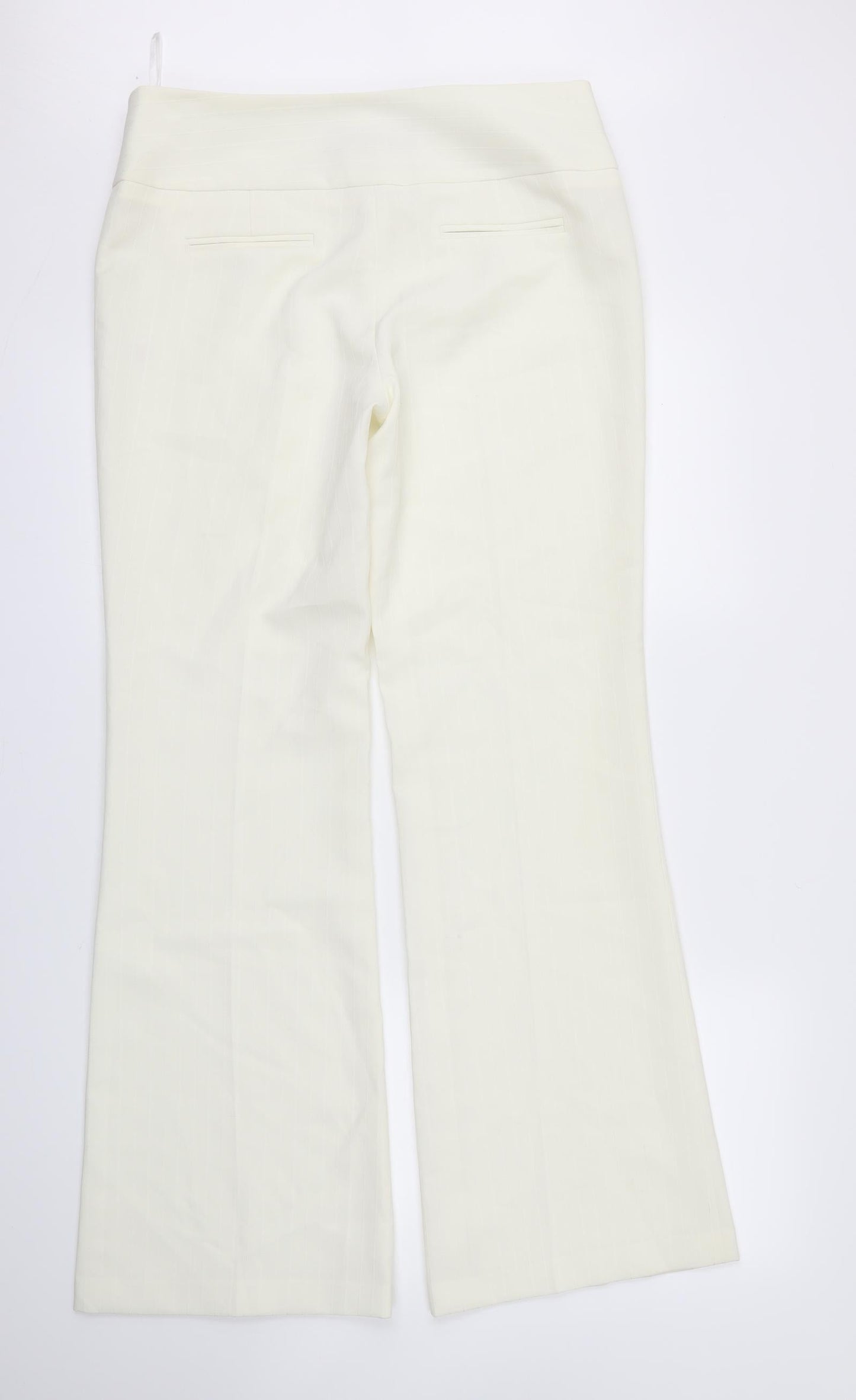 EVIE  Womens Ivory   Trousers  Size 12 L31 in