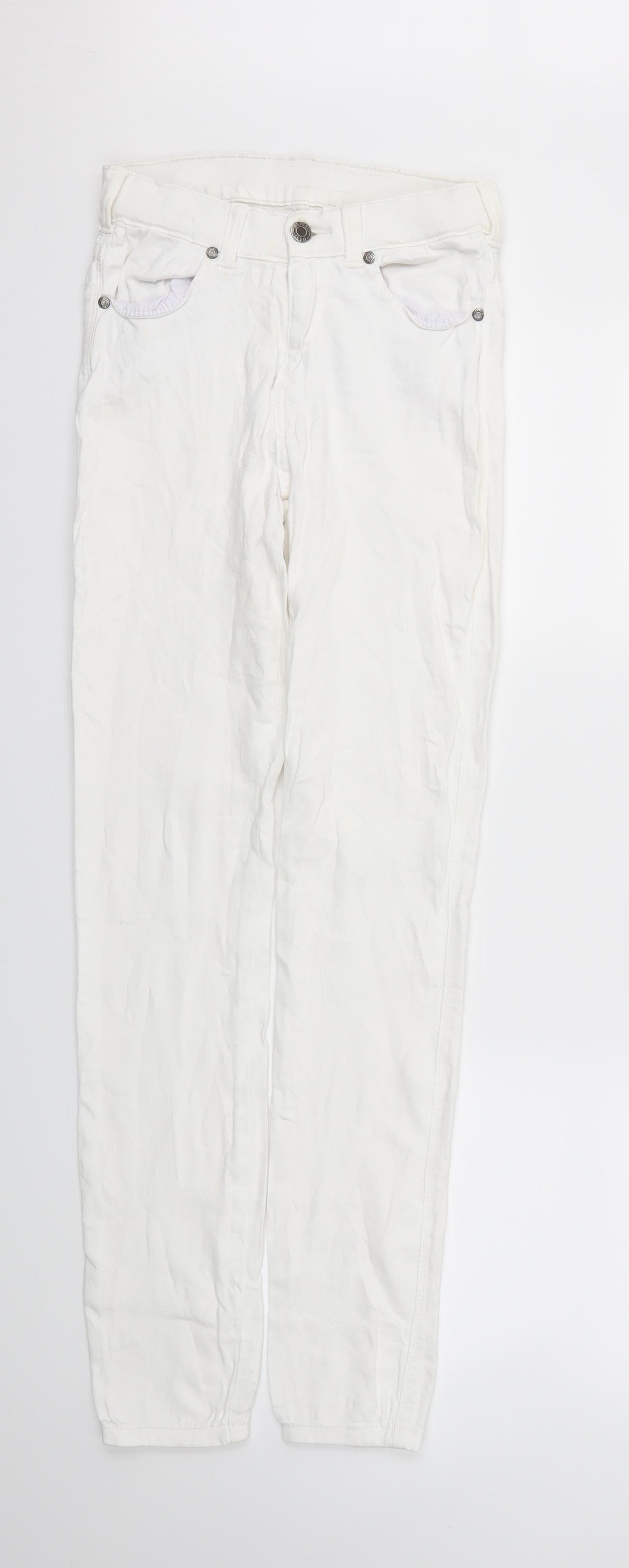 Preworn Womens White   Skinny Jeans Size S L30 in