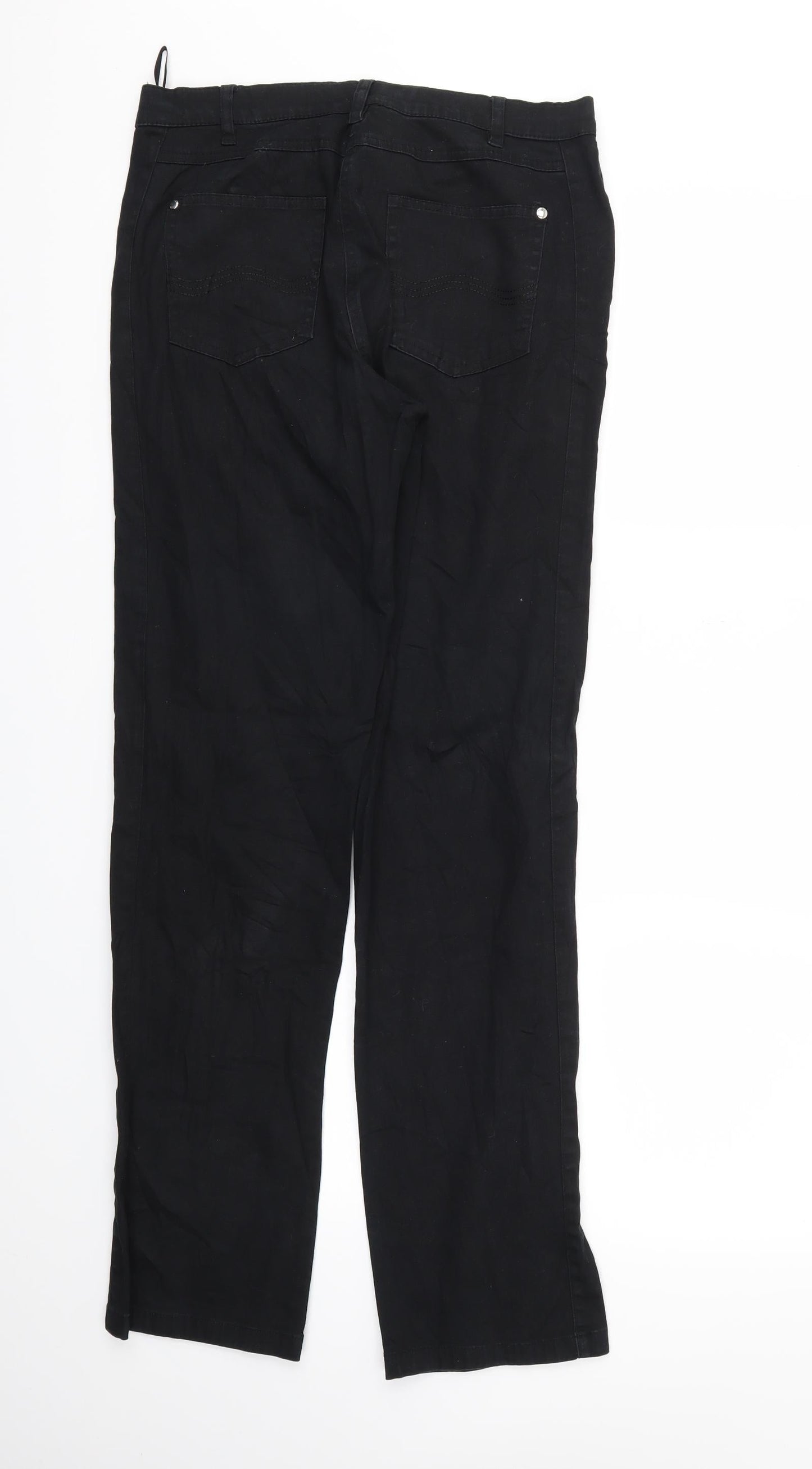 Preworn Womens Black   Skinny Jeans Size 12 L31 in