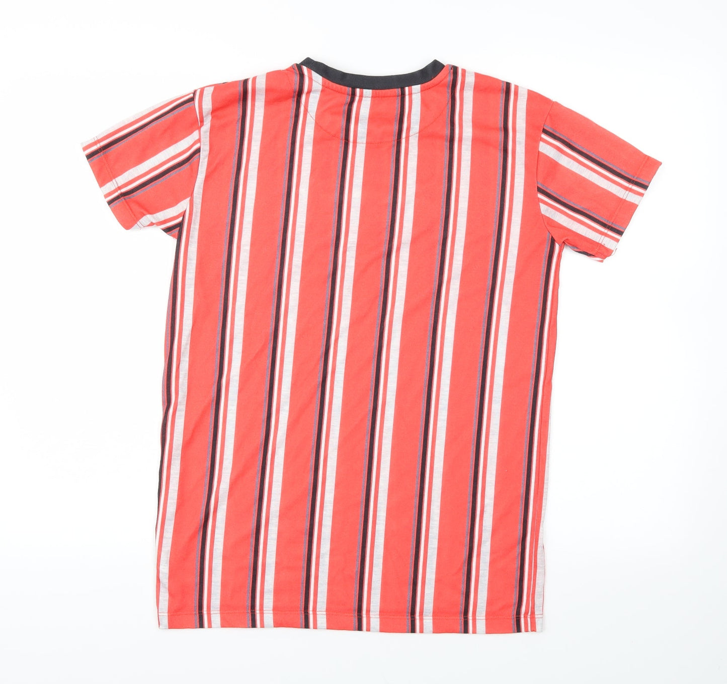 George Boys Red Striped  Basic T-Shirt Size 13-14 Years