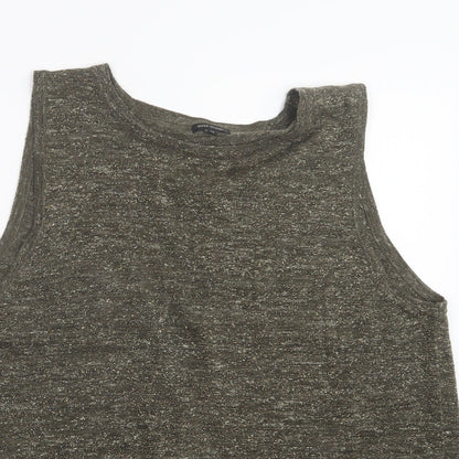 Preloved River Island Womens Green   Basic Tank Size 12 - Detail