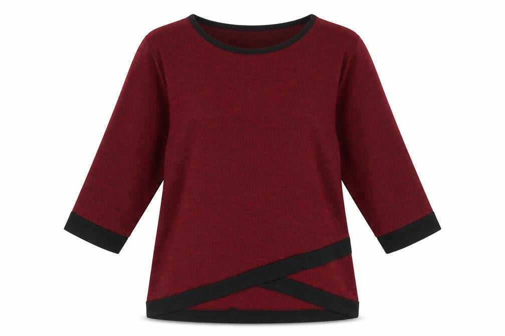 Quiz Womens Red  Knit Pullover Jumper Size 10