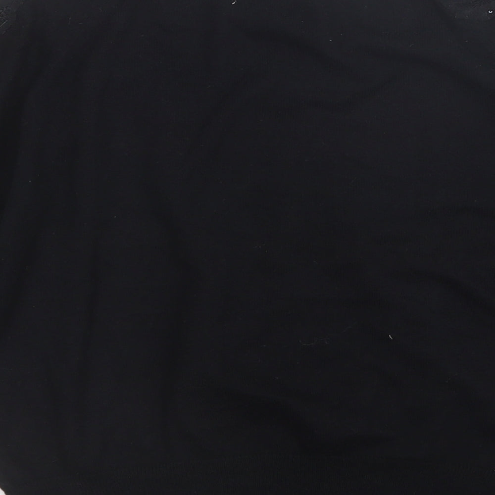 Matalan Womens Black  Knit Cardigan Jumper Size 8