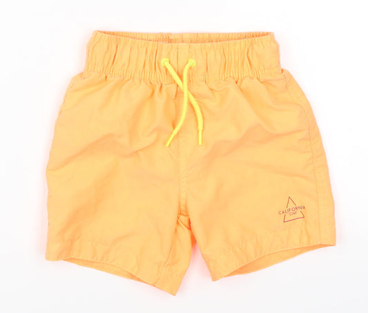 Primark Boys Orange   Bermuda Shorts Size 4-5 Years