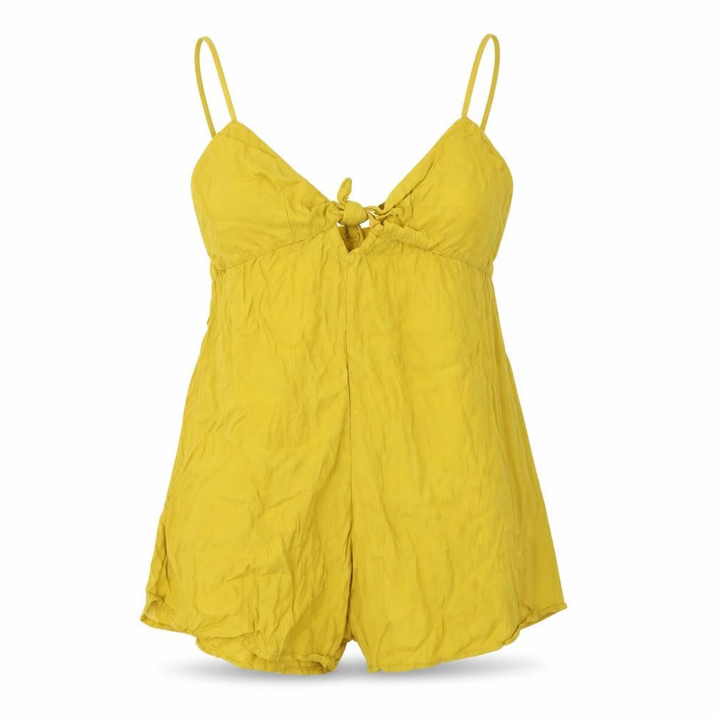 Motel Womens Yellow   Playsuit One-Piece Size S