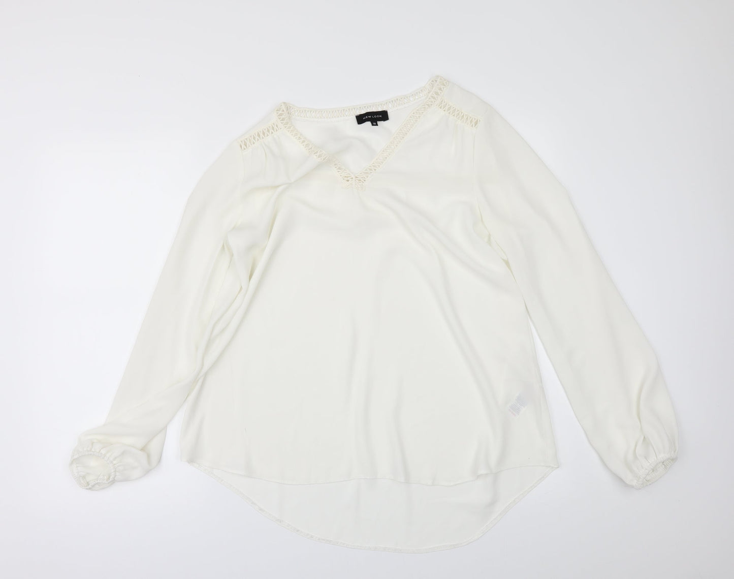 New Look Womens Ivory   Basic Blouse Size 10