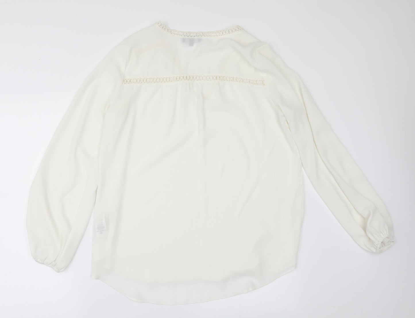 New Look Womens Ivory   Basic Blouse Size 10