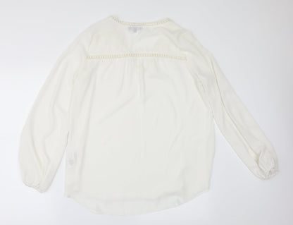 New Look Womens Ivory   Basic Blouse Size 10