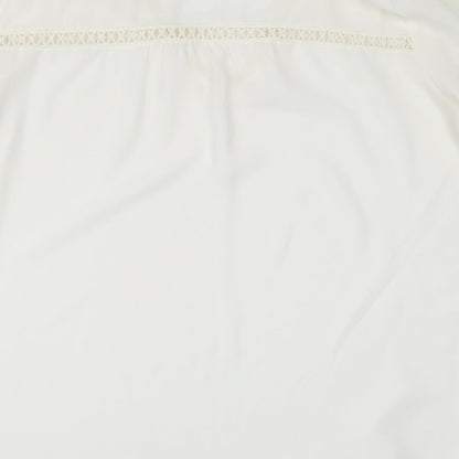New Look Womens Ivory   Basic Blouse Size 10